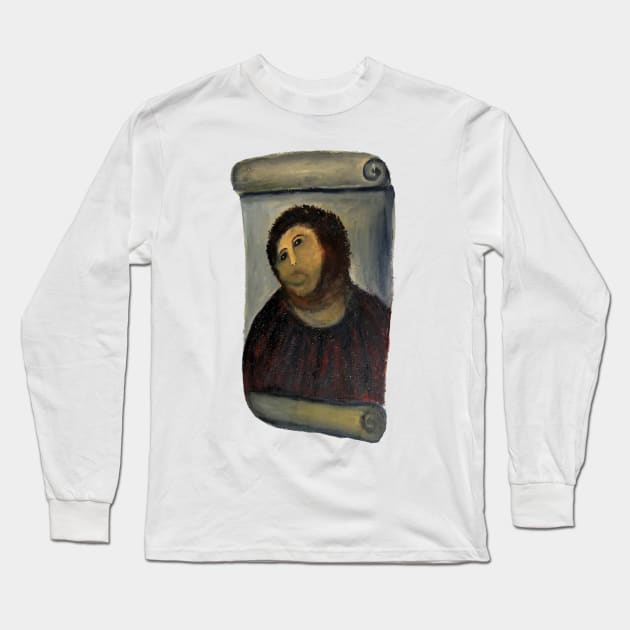 Potato Jesus Long Sleeve T-Shirt by FlashmanBiscuit